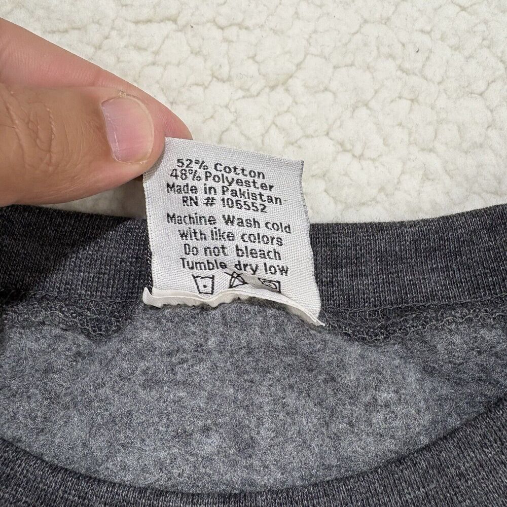 Cherokee North Carolina Graphic Sweatshirt Large Grey Prairie Mountain Native - Picture 4 of 7
